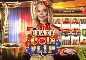 www-22fun Online Casino Live Game EVO Crazy Coin Flip